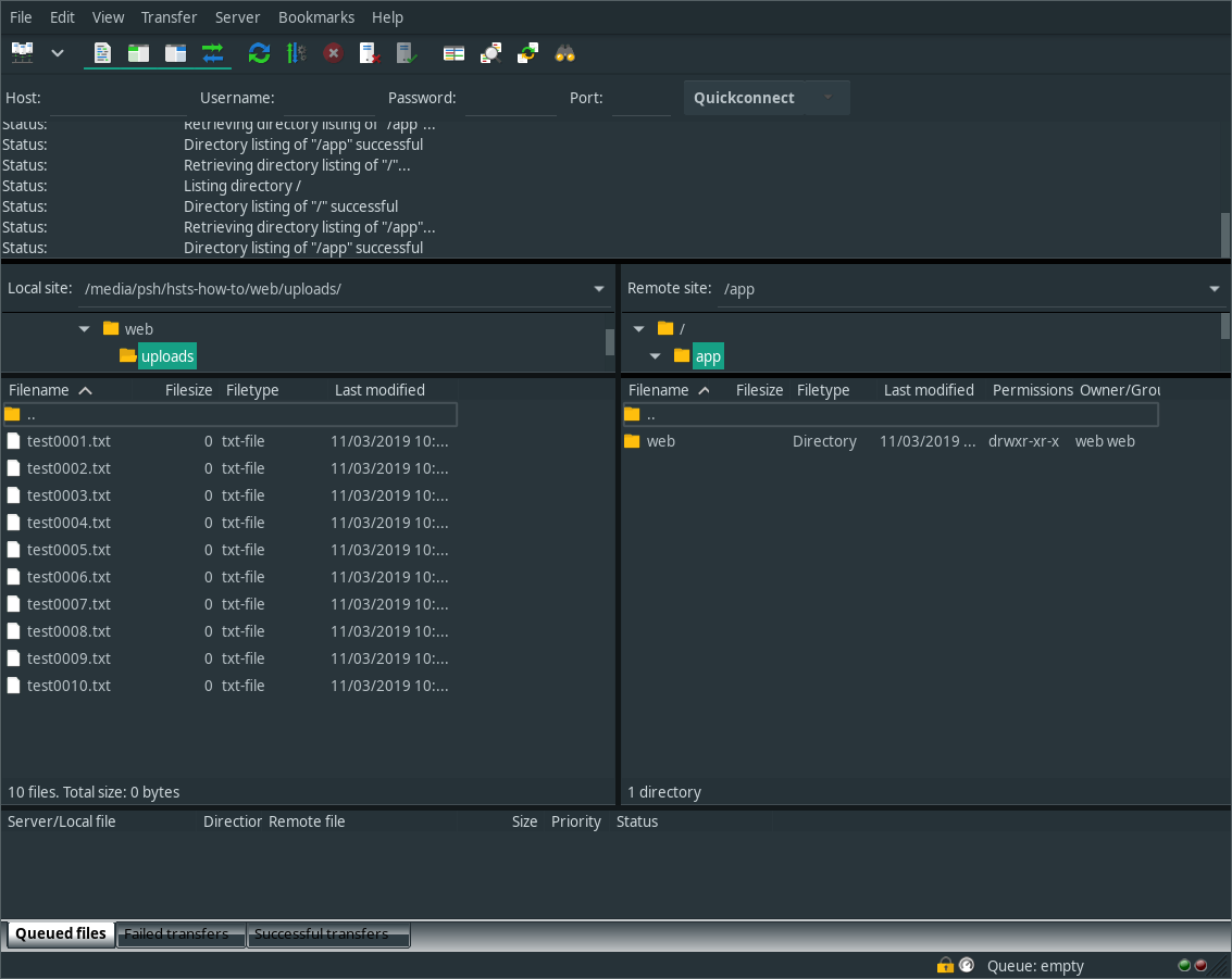 filezilla